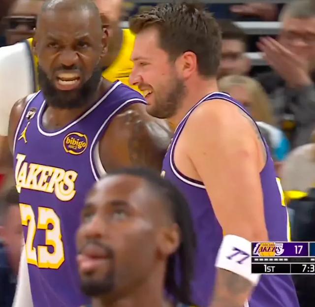 湖人险胜步行者 詹姆斯23+9+9东契奇43分追平哈登