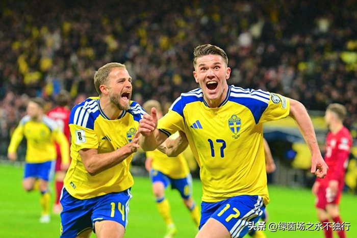 哲凯赖什绝杀助瑞典险胜波兰挺进世界杯